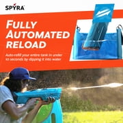 SPYRA Electric Water Blaster, Outdoor Squirt Gun for Pool Games, SpyraFour, Blue