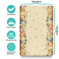 thumbnail image 5 of Dog Food Mat, Dog Mat for Food and Water, Pet Dog Cat Bowl Mat, Anti-Slip Reusable Water Bowl Mat with Hello Fall Pumpkin,16inx24in, 5 of 7