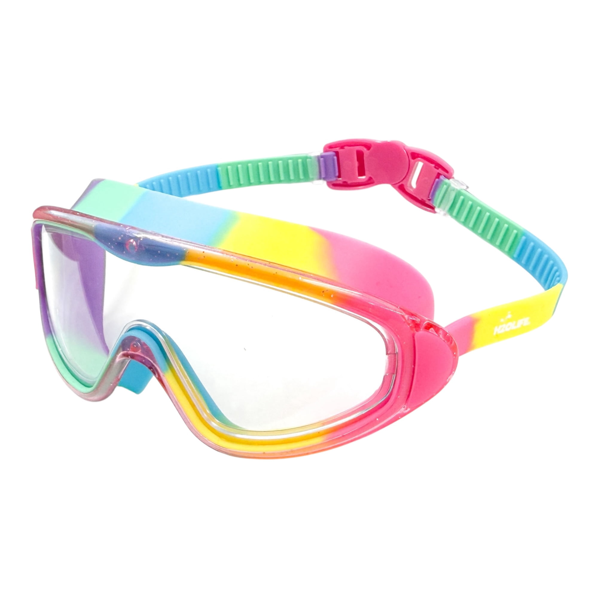 Rainbow Pink Sparkle Googles