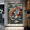 06, variant on Koi Fish Yin Yang Feng Shui Canvas Print - Wall Art Poster for Bedroom Study Studio Living Room Home Decor50 x 70 cm, unframed,05