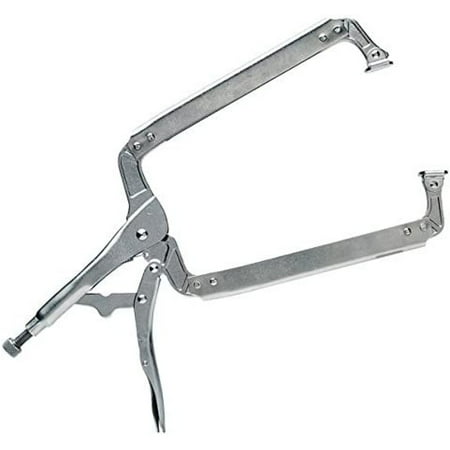 

YhbSmt 18 in. Locking C-Clamp Set Locking Carbon Steel YhbSmt Plated C-Pliers With Swivel Tips Pads