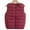 Wine, variant on BLTIBY Cropped Puffer Vest for Women Winter Plus Size Quilted Sleeveless Round Neck Warm Jackets Zip Up Thicked Puffy Coat Fashion Outerwear Wine 4XL