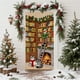 thumbnail image 4 of Cortina navideña para puerta | Cortina festiva con bordado 3D | Decoración de pared para el hogar | Decoración para la puerta principal y el interior | Decoración para fiestas y festivales, 4 of 6