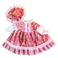 thumbnail image 2 of Porch Goose Outfits, Summer Rose Flower Floral Style Clothes, Elegant Decor For 23 Inch Goose Statue, Perfect For Patio Garden And Yard Display (A), 2 of 8