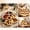 A, variant on Christmas Divided Wooden Food Tray,Wooden Charcuterie Board with Multiple Compartments,Holiday Serving Platter for Snack(Christmas Tree)