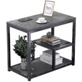 thumbnail image 1 of AKAK-ANTING Mesa Auxiliar Industrial de 3 Niveles,Mesa de Centro, Librero o Armario de Organizar Mesa de Caf&eacute; y Libros.Adecuado para sal&oacute;n, Oficina y hogar（60CMx30CMx6, 1 of 7