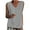 Gray, variant on Summer Women Tank Tops Plus Size Solid Color V-Neck Sleeveless Classic Pullover Blouse Shirt Casual Loose Dressy Going Out Tops For Women