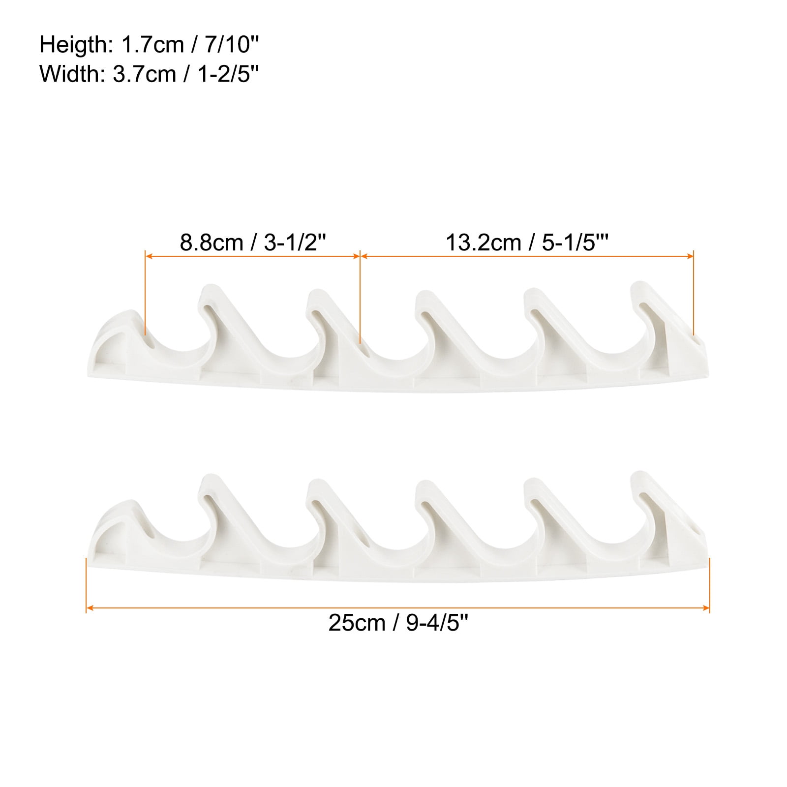 Unique Bargains 5 Position Chaise Adjustment Bracket Support Adjusters for Outdoor
