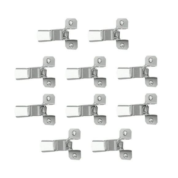 10x Pastelas Playentes Clips de agarre Organizadores Bobas multipropósito montadas en la pared Mopicadores de almacenamiento Mops de almacenamiento