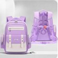 thumbnail image 2 of School Bag Backpacks,Lightweight School bag,Waterproof Bookbag for Elementary Primary School/Purple, 2 of 7
