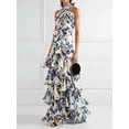 thumbnail image 1 of Printemps Été 2024 Style Bohème Vacances Robe Lolita à Lacets Grande Robe Imprimée Robe Longue Ample Maxi Robes FJH, 1 of 5