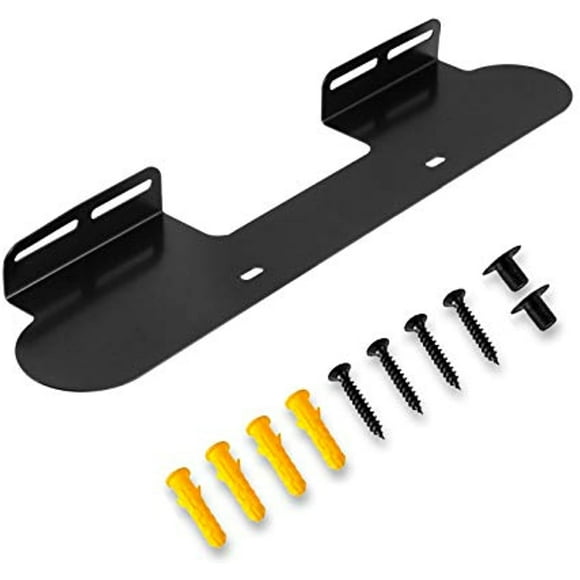 Wall Mount Bracket for Sonos Beam Soundbar Sturdy Metal Mounting Bracket Compatible with Sonos Beam Sound Bar TV Wall Mounts, Black