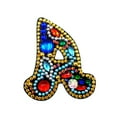 thumbnail image 2 of A-Z DIY Keychain Diamond Painting Letters Women Girl Bag Keyring Pendant Gift Special-shaped Full Drill Embroidery Cross Stitch, 2 of 11