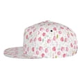 thumbnail image 3 of Fotbe Tulips Flowers Flat Bill Visor Cap Classic Snapback Hat Polyester Foam Trucker Hat Trucker Cap Adjustable Baseball Cap, 3 of 9