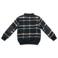 thumbnail image 2 of Richie House Boys' Padding Jacket with PU and Checked Sleeve RH1499, 2 of 2