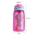 thumbnail image 3 of Taza Sippy para niños recién nacidos, vasos de alimentación de bebé de dibujos animados con pajitas, botellas de agua para Outdoor a prueba de fugas, bebedero portátil para niños, 3 of 4