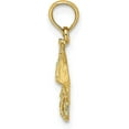 thumbnail image 2 of Solid 10K Yellow Gold 2-D Stingray Charm - 12.2mm, 2 of 6