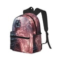 thumbnail image 2 of Lsque Electric Skeleton Surrealism Classic Casual Backpack - Large Capacity Water-Resistant Backpack for School, Work, Travel, and Outdoor Activities, 2 of 8