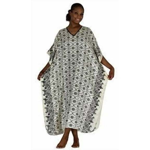 Up2date Fashion Women Spheroid Floral Print Caftan, Plus Size Kaftan, Style Caf-75