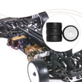 thumbnail image 3 of 4 piezas de neumáticos RC, neumáticos de rally de 65 mm de diámetro, buen agarre, piezas de repuesto, juego de para coche RCpara 1:10, accesorios de 35 grados, 3 of 5