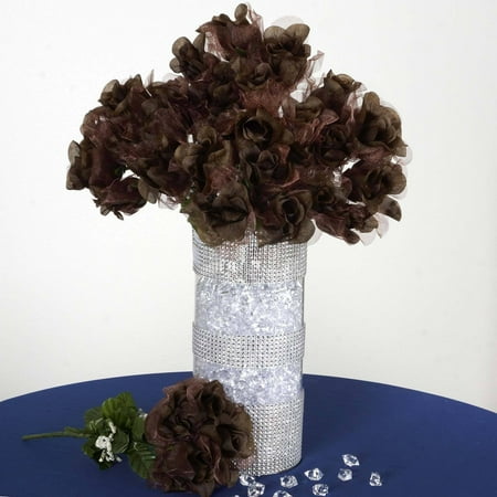 Efavormart 252 Organza Rose Artificial Buds For Diy Wedding