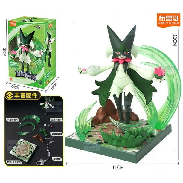 Figuras de Pokémon para armar, juguetes de Pikachu, Charizard, Greninja, Ceruledge, Meowscarada, colección de modelos de anime, juguetes de elfo, regalo para niños