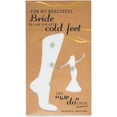 thumbnail image 4 of Pavilion Gift Company - Bride - Silver - Ladies Cotton Blend Sock, 4 of 8