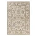 thumbnail image 2 of Laddha Home Designs 2' x 3' Hand Knotted Floral Area Throw Rug - Cream and Beige, 2 of 7