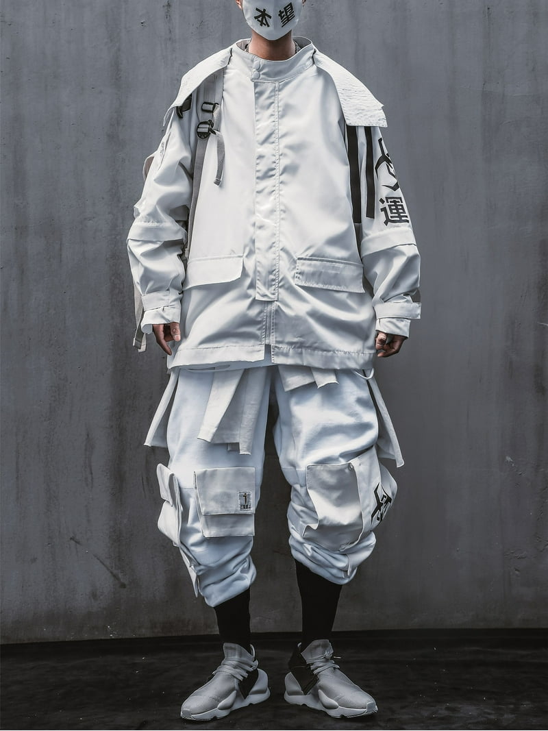 Niepce Inc Japanese Streetwear Zip Up Hooded White Men's