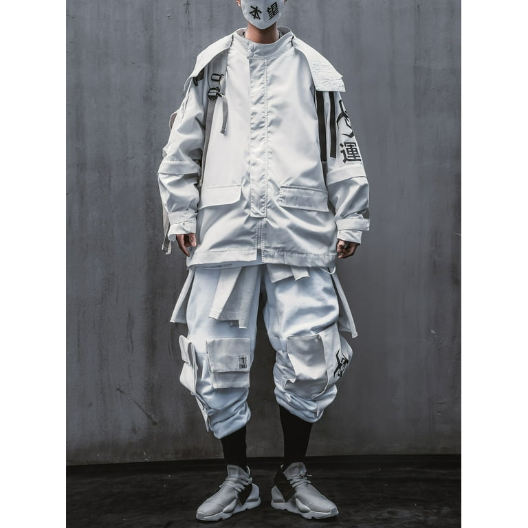 Niepce Inc Japanese Streetwear Techwear Men's 3/4 Sleeve