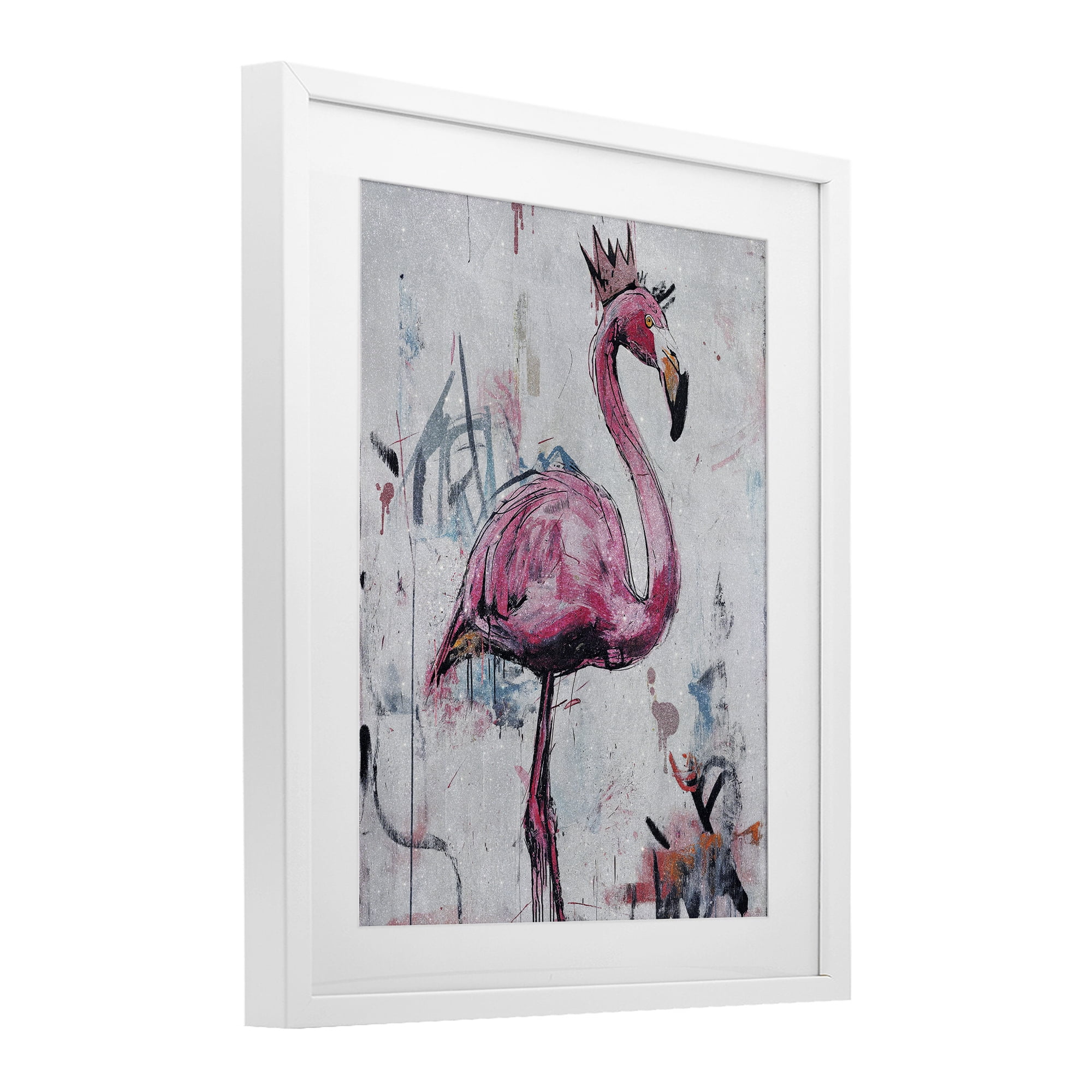 Stupell Industries Urban Feather Glow White Framed Print Under Glass, design by Svetlana Aleynikova