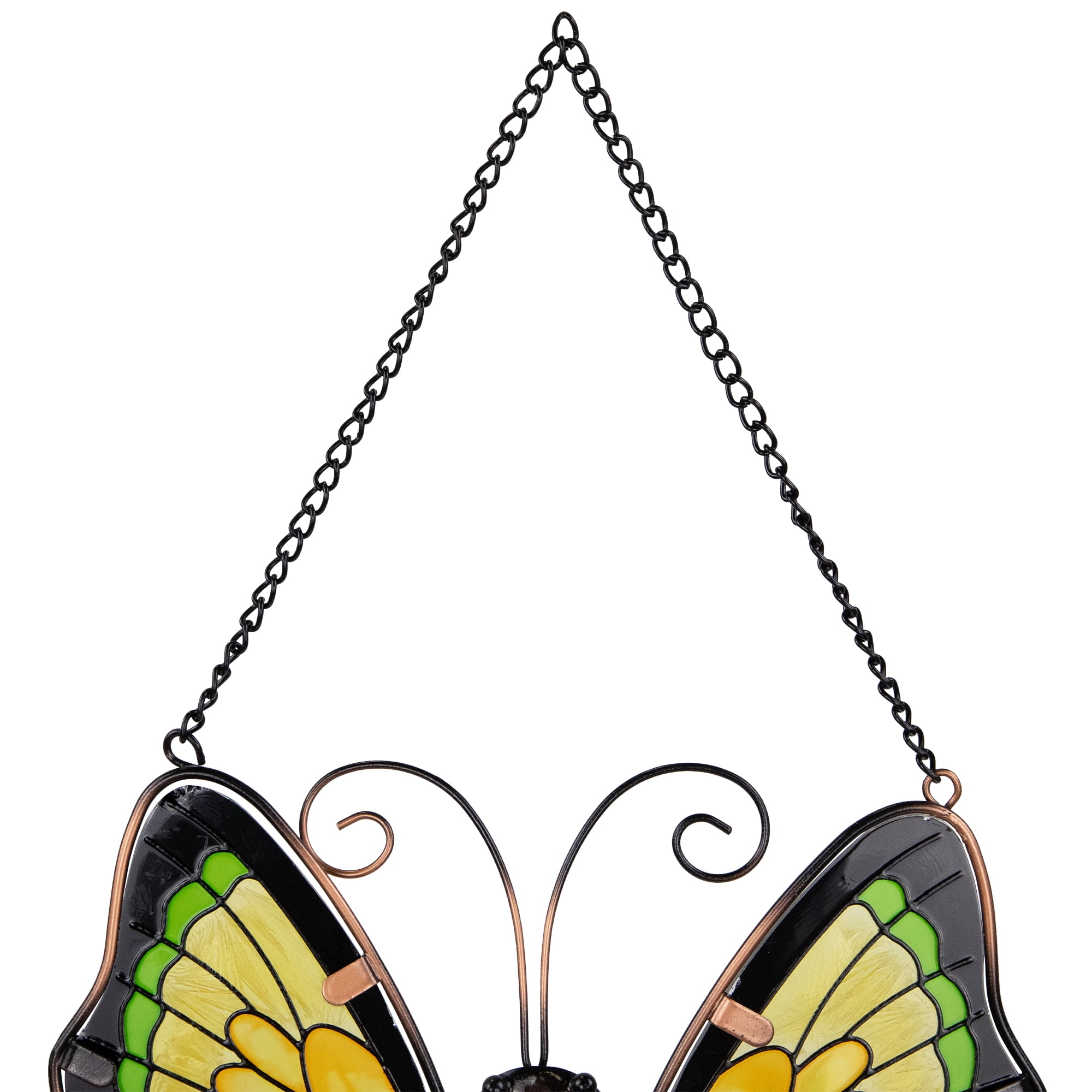 Northlight Metal Butterfly Outdoor Garden Suncatcher Windchimes - 21" - Set of 3
