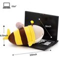 thumbnail image 2 of UBIUO 15" Shark Plush, Shark Bee Plush,Japanese Anime Plush Toy,Whale Shark Plush,Giant Shark Stuffed Animal Pillow,The Shark Doll,Ocean Pillows,Shark, 2 of 5