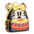 thumbnail image 3 of Loungefly Disney Minnie Mouse Dia de los Muertos Sugar Skull Mini Backpack, 3 of 5