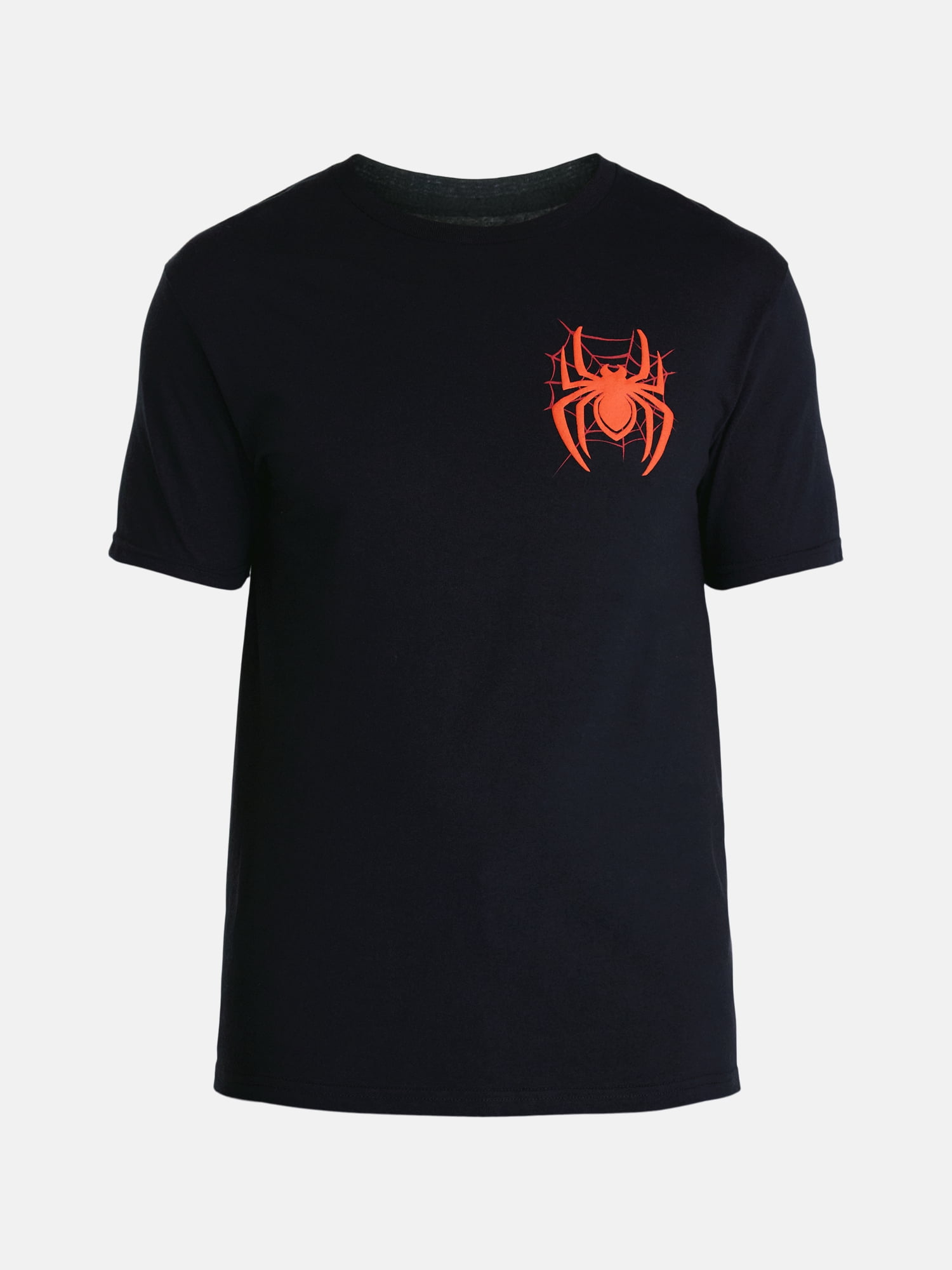 Marvel's Spider-Man Men's and Big Men's Front Back Graphic Cotton Tee, Sizes S-3XL
