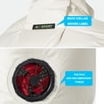 thumbnail image 3 of Chaleco Enfriamiento Ropa Aire Acondicionado Al Calor para Acampar Y Pescar en Verano, 3 of 9