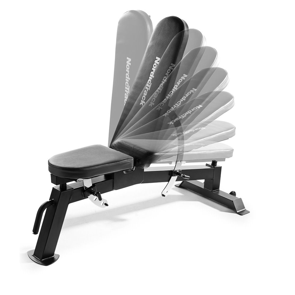 NordicTrack Adjustable Weight Bench with High Density Foam Backrest 300 lb. Weight Limit Walmart