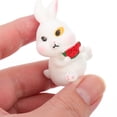 thumbnail image 5 of KONTONTY 8-Piece Assorted Color Resin Figurines for Home and Garden Decoration Set, 5 of 7
