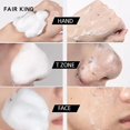thumbnail image 3 of Mousse exfoliante espumoso para el cuidado de la cara, limpieza profunda, lavado de toda la piel, exfoliante hidratante suave para la piel, desbloquea los poros Feliz Sencillez, 3 of 5