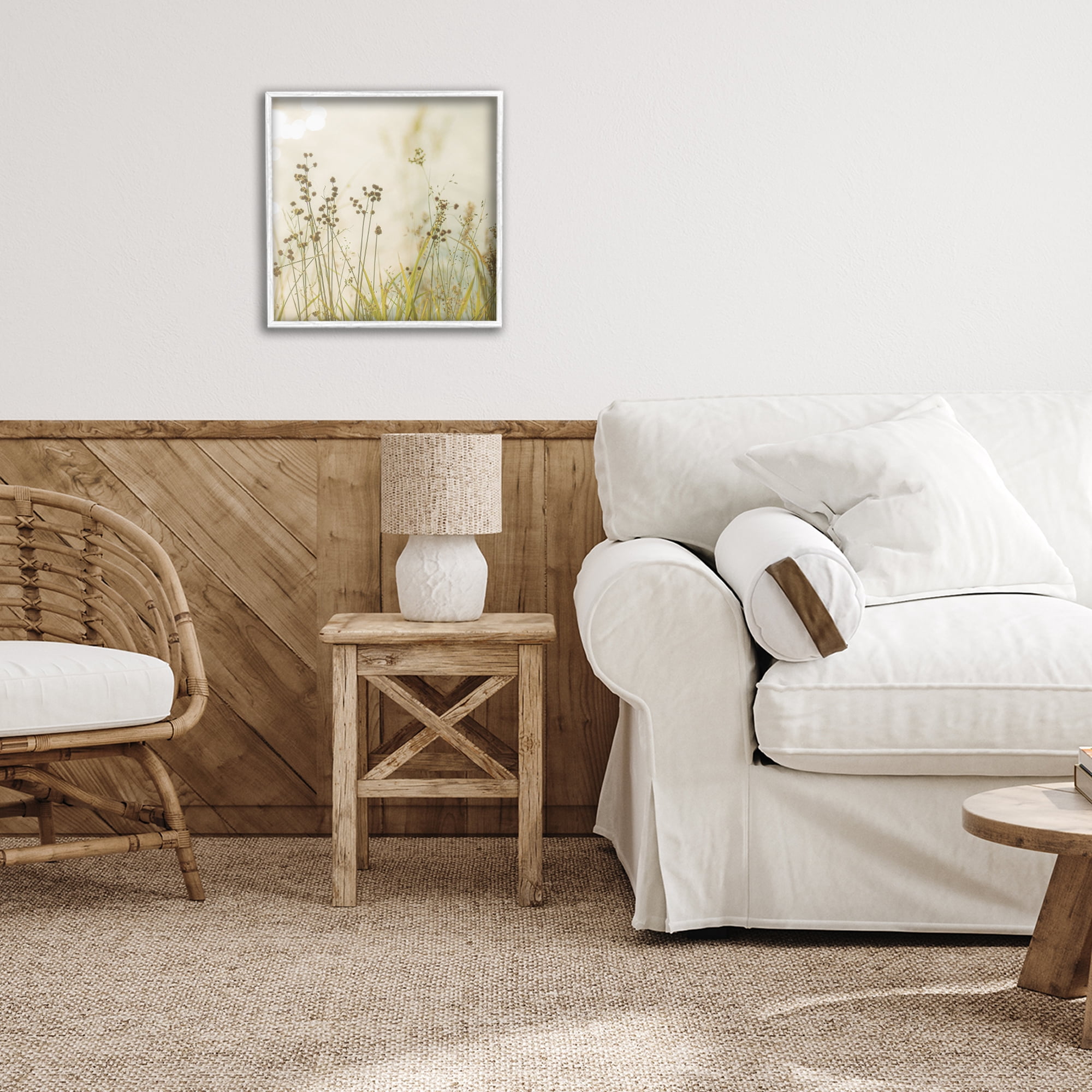 Stupell Industries Country Afternoon Walk White Framed Giclee Art, design by Erin Marie