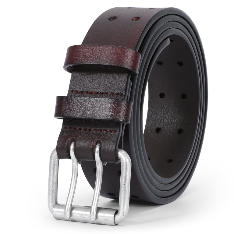Whippy Leather Belt, Double Prong Buckle photo 1