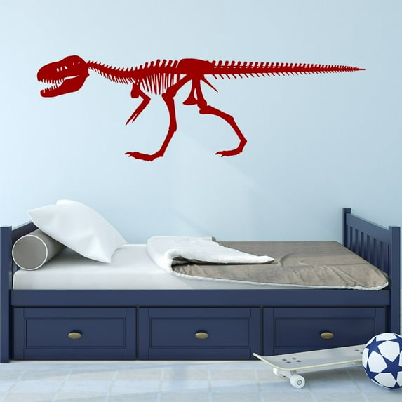 VWAQ Dinosaur Skeleton Wall Decals for Boys Room T-Rex Skeleton Sticker