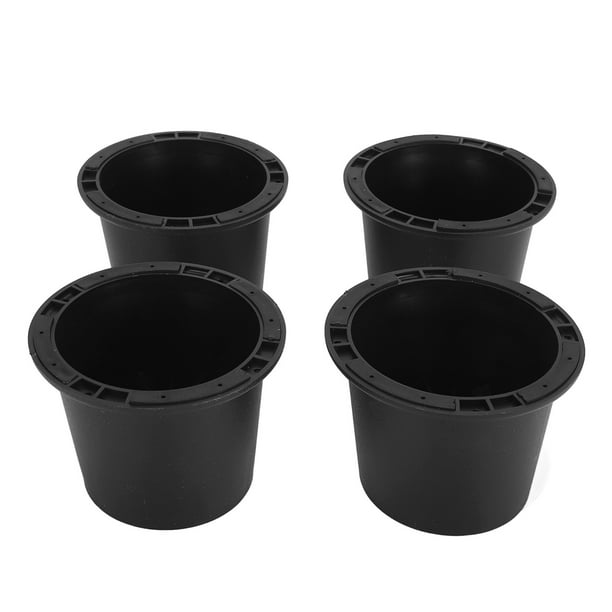 Elevadores De Goma Para Cama, Paquete De 4 Elevadores Para Sillas, Bloques Elevadores De Muebles Para Oficina En Casa Negro