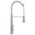 thumbnail image 4 of ALFI brand AB2039S Solid Stainless Steel Commercial Spring Kitchen Faucet with Pull Down Shower Spray, 4 of 10