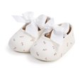 thumbnail image 4 of Yoyauz Baby Girl Mary Jane Shoes Anti Slip Rubber Sole Ballet Slippers Princess Dress Wedding Shoes Newborn Kids Shoes Toddler Shoes, 4 of 9
