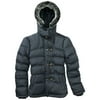 Juniors' Puffer Jacket With Detachable Hood