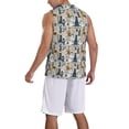 thumbnail image 5 of Rocae Llama and Cactus1 for Men's Basketball Jersey Lightweight and Breathable Athletic Tank Top,Quick-Drying Sports Jersey X-Large, 5 of 9