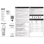 MASTECH MS2033A Current Pliers Voltage Circuit Tester Pincers Multimeter AutoRange Digital Current Clamp Leakage Meter True RMS Multimeter Frequency Capacitance Tester(MS2033A)