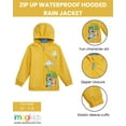 thumbnail image 2 of Bluey Bingo Yellow Zip Up Waterproof Hooded Rain Jacket Coat Toddler to Little Kid, 2 of 5