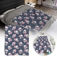 thumbnail image 1 of Flannel Blankets Sofa Blankets Warm And Comfortable Woolen Blankets For Sofa Beds And Soft And Lightweight Blankets For All Seasons, 1 of 5